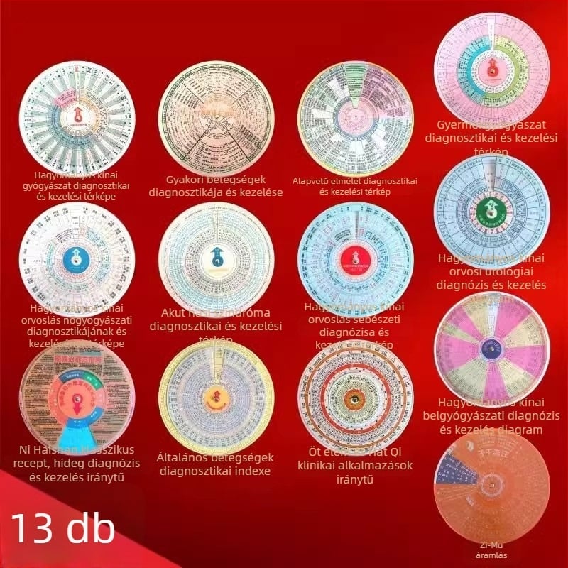 Tradicionális kínai orvoslás – szindrómák differenciálása és kezelés, tanulási segédeszköz kártyás korong önálló tanuláshoz oktatási klinikákon