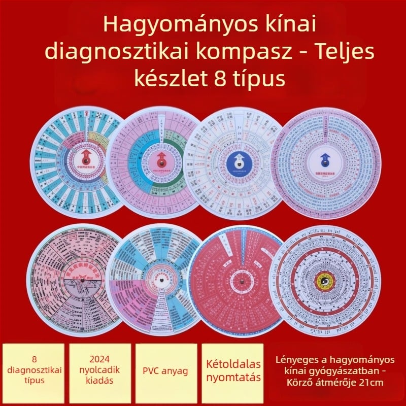 Tradicionális kínai orvoslás – szindrómák differenciálása és kezelés, tanulási segédeszköz kártyás korong önálló tanuláshoz oktatási klinikákon