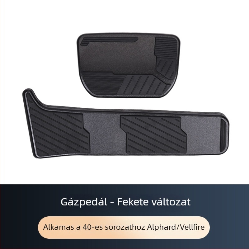 24 Toyota Alphard/Vellfire modellhez készült alumíniumötvözet gyorsítópedál, automata váltóhoz, sport pedálverzió, testreszabható feldolgozás