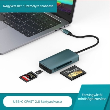 Kártyaolvasó USB 3.2 Gen 2 CF/SD-támogatással — külső, modell C15, 100 g