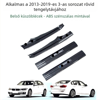 BMW 3-as sorozat (2013-2019) Küszöbcsík és üdvözlő pedál védő - Belső kiegészítők