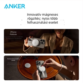 Anker SD/TF kártyaolvasó – USB-C, USB 2.0, 2-in-1, beépített, műanyag