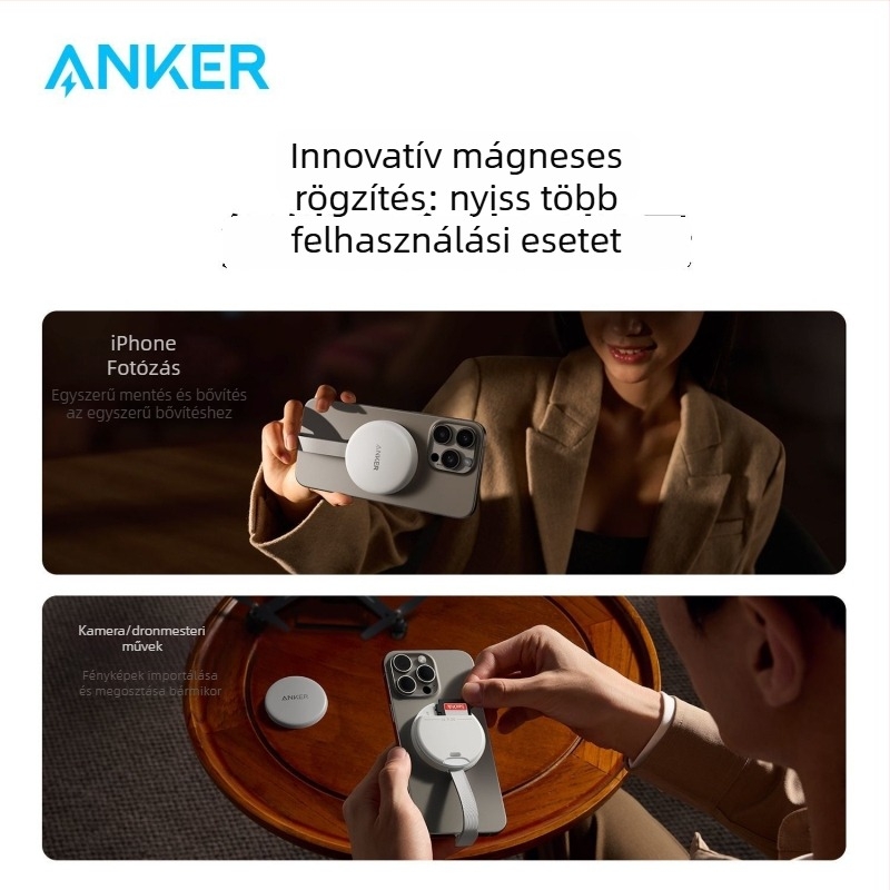 Anker SD/TF kártyaolvasó – USB-C, USB 2.0, 2-in-1, beépített, műanyag