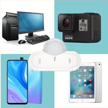Mágneses kártyaolvasó USB Type-C/OTG-hoz SD/TF támogatással (USB 2.0 • ABS ház • modell 311 • 18 g)