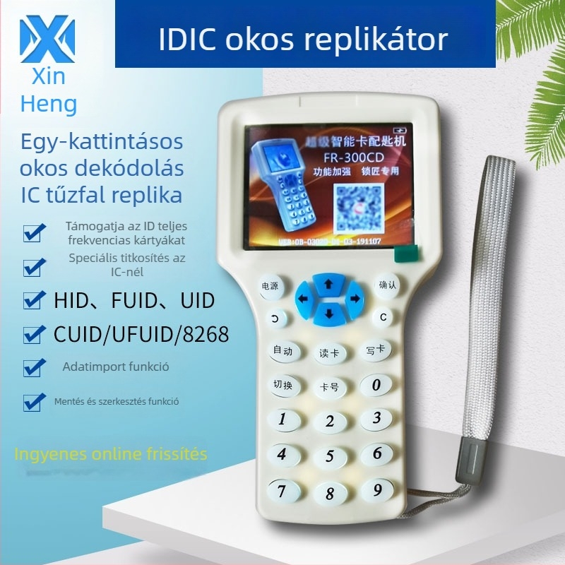 IC kártya másoló és RFID olvasó-író - IDIC, 13,56 MHz, Modell 300CD, érzékelési távolság 1-5