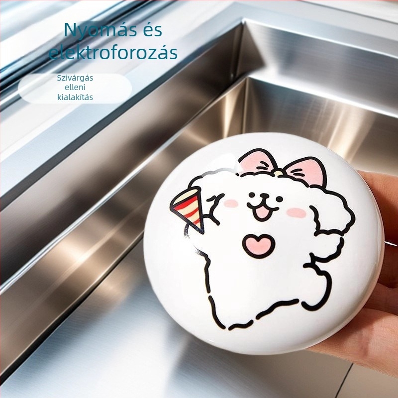 Fürdőszobai lefolyó dugó pattintós kivitelben, PP anyag, márka He Yue, modell Floor drain, szagtalanító funkció