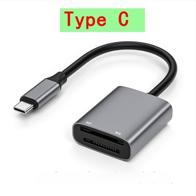 SD/MS 2-in-1 kártyaolvasó Apple Lightning csatlakozóval (USB 2.0, külső, 30 g)