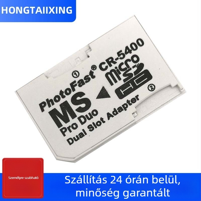 PSP Memory Stick adapter TF kártyához – USB 2.0, Univerzális PSV1000/2000 kompatibilis, Memóriakártya konvertáló