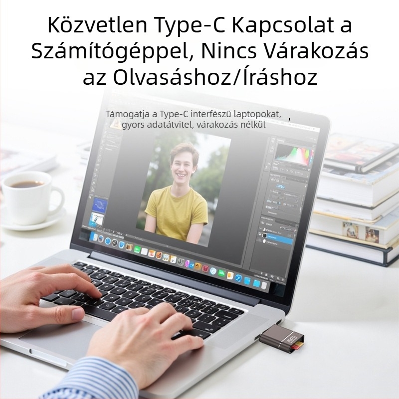 SYRUI Sy-238 USB-C TF-kártyaolvasó OTG, 200 MB/s Magas sebesség