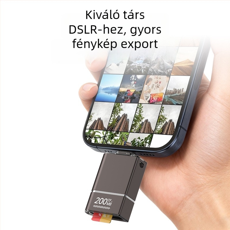 SYRUI Sy-238 USB-C TF-kártyaolvasó OTG, 200 MB/s Magas sebesség
