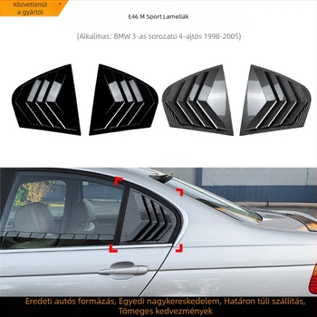BMW 3-as sorozat E46 M Sport ablakdekorációs matrica (1998-2005)