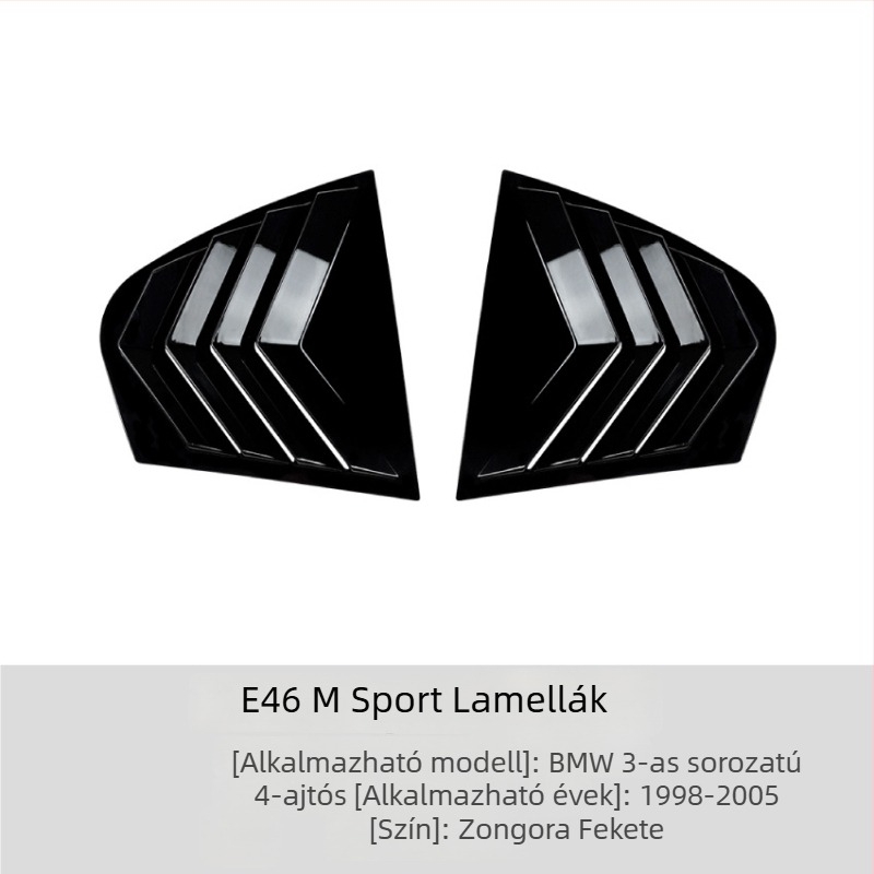 BMW 3-as sorozat E46 M Sport ablakdekorációs matrica (1998-2005)