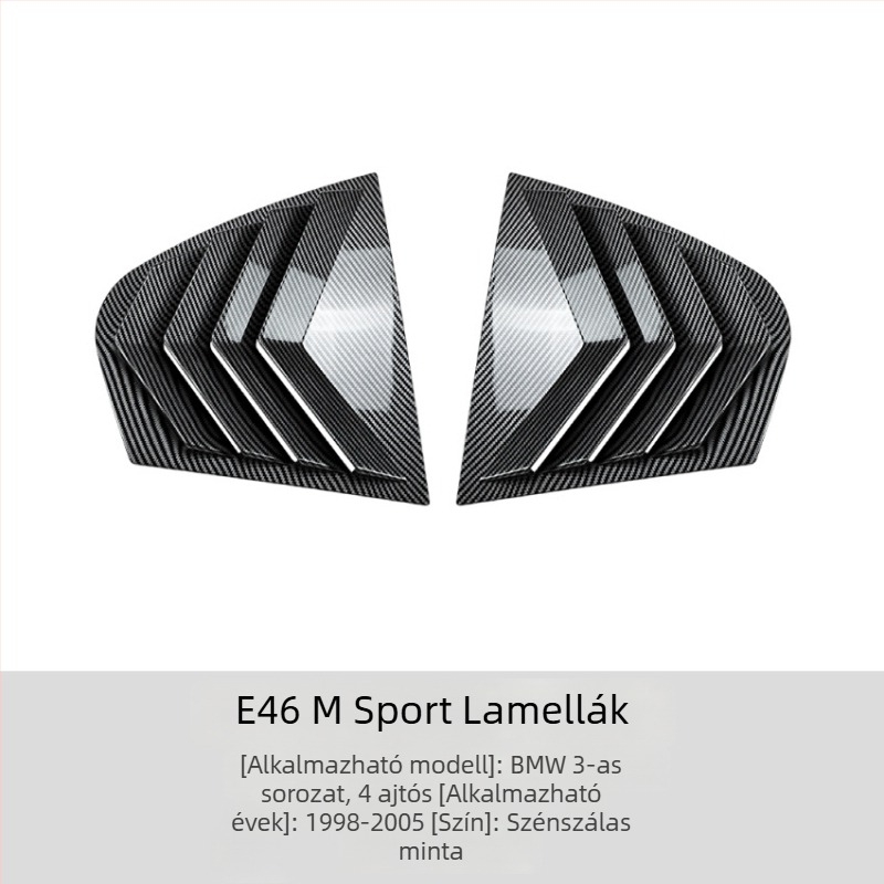 BMW 3-as sorozat E46 M Sport ablakdekorációs matrica (1998-2005)
