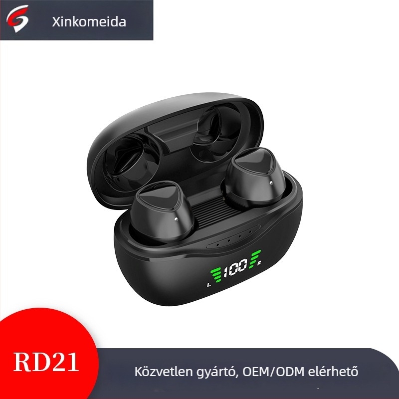X-Kemi Bluetooth fülhallgató – mini in-ear, sztereó, Bluetooth 5.0, 24 órás üzemidő, 10 m hatótáv, többpontos csatlakozás