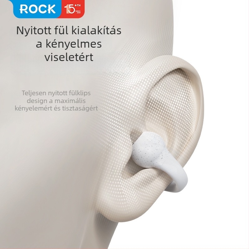 EB500 Vezeték nélküli fül-clip fejhallgató, Bluetooth 5.4, IPX6 vízálló, 4-8 órás üzemidő, ABS ház