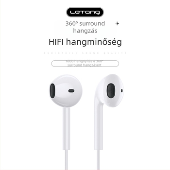 Type-C fülhallgatók, in-ear kialakítás, vezetékes, 103 dB érzékenység, 1,2 m kábel