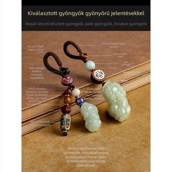 Pixiu autókulcstartó medál, egyedi márka, ötvözet, rajzfilmszerű stílus, aroma funkció, autó dísz