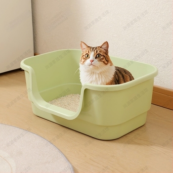 Macskaalom tál – teljesen nyitott, fél-zárt anti-szórás kialakítás, PP anyag, Yachen's márka