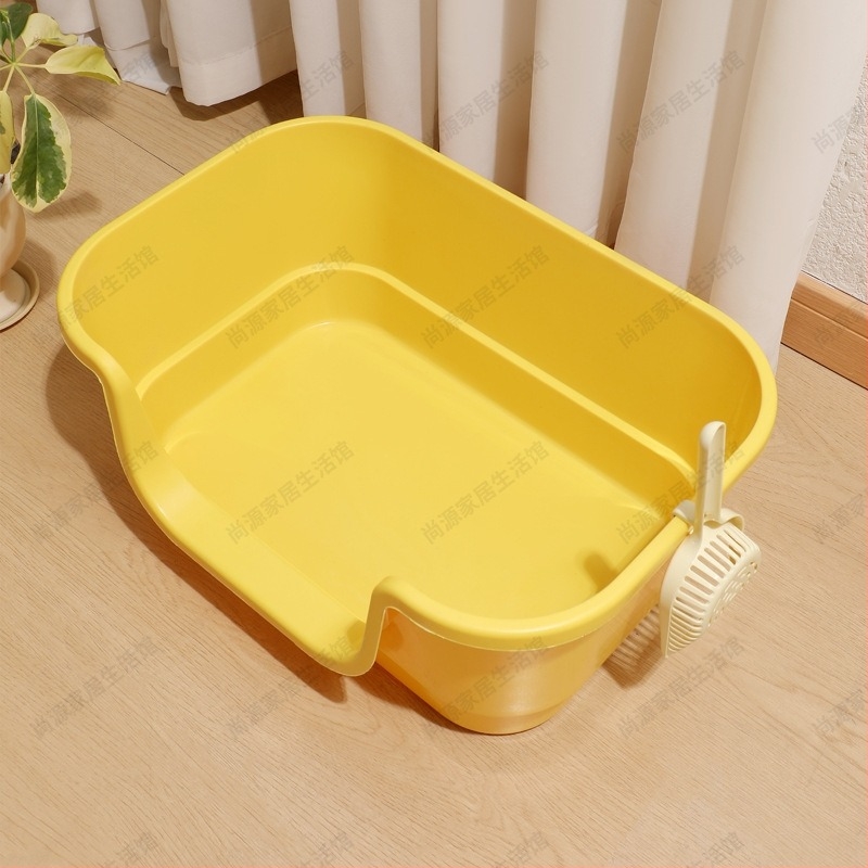 Macskaalom tál – teljesen nyitott, fél-zárt anti-szórás kialakítás, PP anyag, Yachen's márka