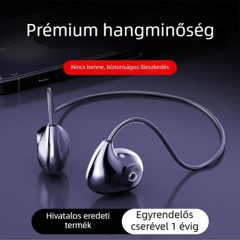 Vezeték nélküli koponya-vezetéses fülhallgató F805 – 10 m Bluetooth-tartomány, Bluetooth 5.0, akkumulátor-üzemidő >8 óra, bilaterális sztereó, napi vízállóság
