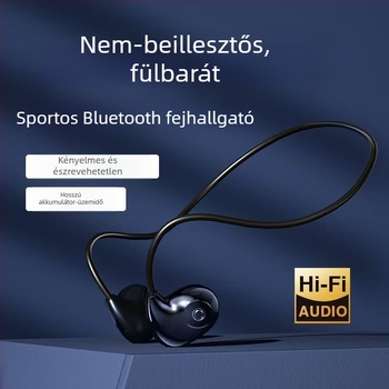 Vezeték nélküli koponya-vezetéses fülhallgató F805 – 10 m Bluetooth-tartomány, Bluetooth 5.0, akkumulátor-üzemidő >8 óra, bilaterális sztereó, napi vízállóság