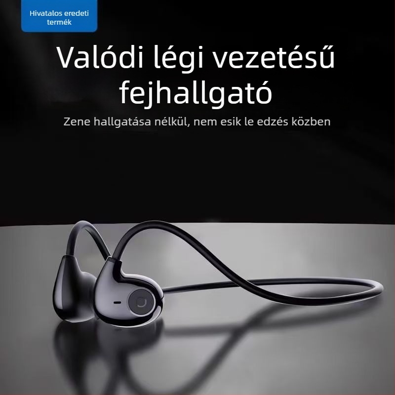 Vezeték nélküli koponya-vezetéses fülhallgató F805 – 10 m Bluetooth-tartomány, Bluetooth 5.0, akkumulátor-üzemidő >8 óra, bilaterális sztereó, napi vízállóság