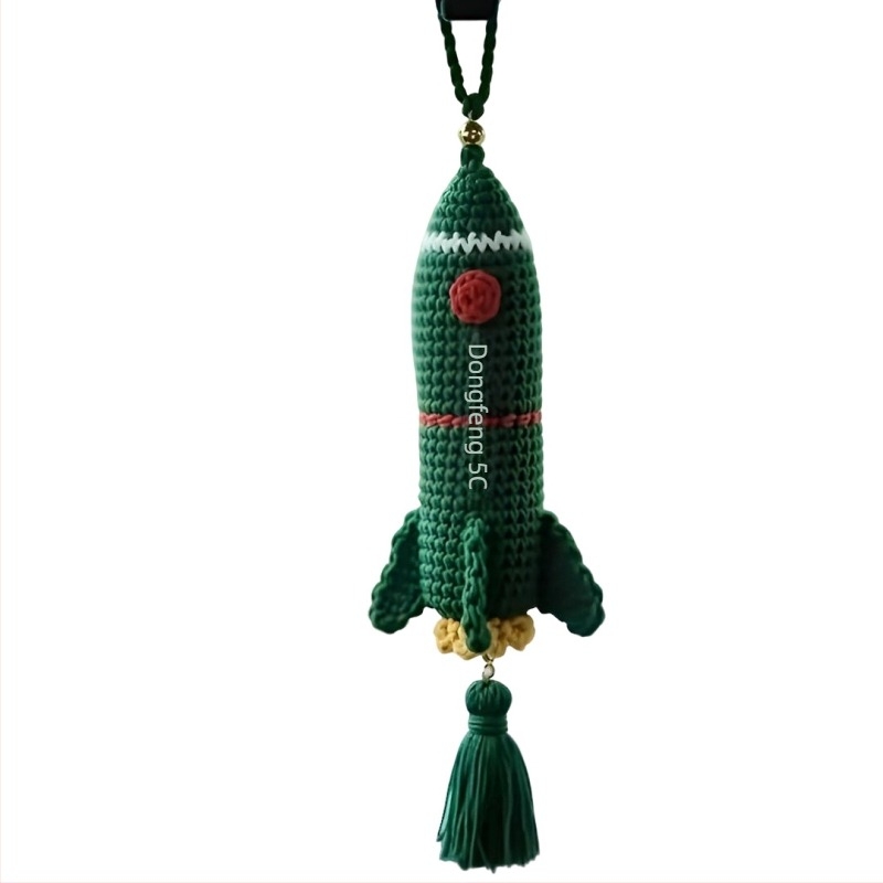 Autó belső dekorációs függő, poliészter, kézzel horgolt, kínai hagyományos stílus, belső dekoráció