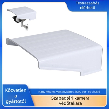 Négyzet alakú védőburkolat megfigyelő kamerához — műanyagból, falra szerelhető