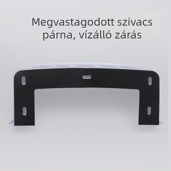 Négyzet alakú védőburkolat megfigyelő kamerához — műanyagból, falra szerelhető