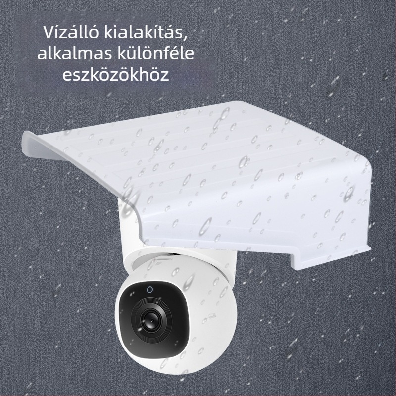 Négyzet alakú védőburkolat megfigyelő kamerához — műanyagból, falra szerelhető