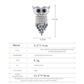 Állat alakú kitűző, réz, Liyu Jewelry, uniszex, elektroplattázás, retro stílus