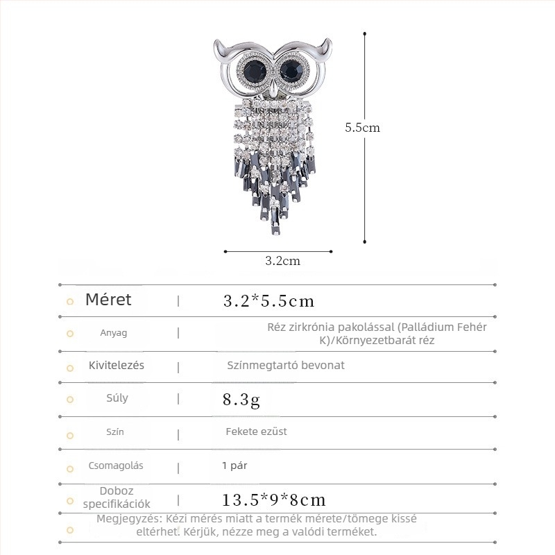 Állat alakú kitűző, réz, Liyu Jewelry, uniszex, elektroplattázás, retro stílus