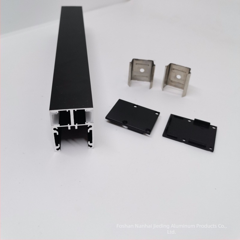 JD-1127 LED lineáris világítási profil, 6063-T5 alumínium, anodizált felület, kétoldalas falra szerelhető fényprofil felülről és lefelé világítással, nappalira, irodába, hotelbe, borospincébe és bevásárlóközpontba