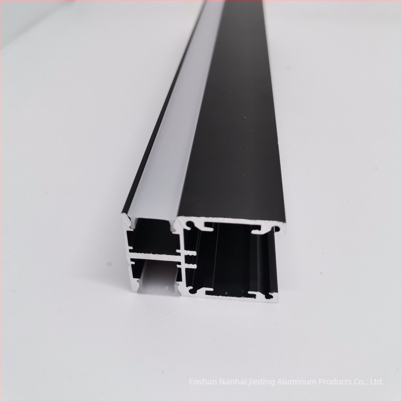 JD-1127 LED lineáris világítási profil, 6063-T5 alumínium, anodizált felület, kétoldalas falra szerelhető fényprofil felülről és lefelé világítással, nappalira, irodába, hotelbe, borospincébe és bevásárlóközpontba