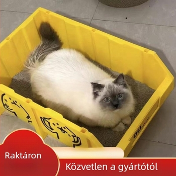 Macskaalom-doboz antifröccsenés, nyitott felső dizájn és tároló doboz alkatrészekhez