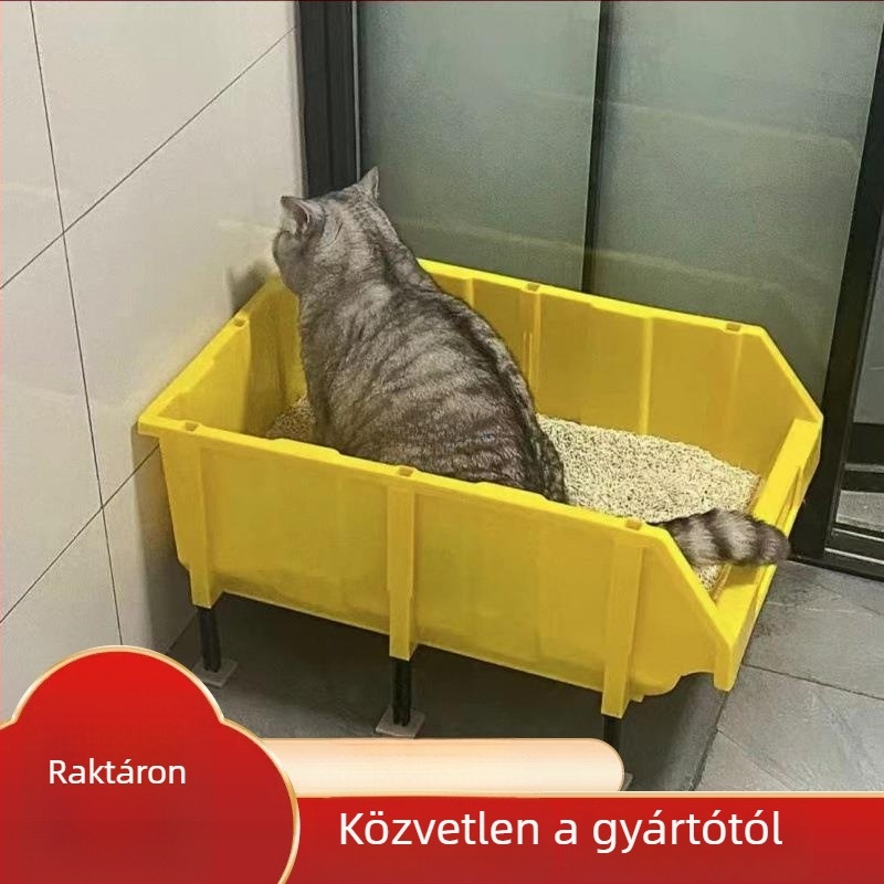 Macskaalom-doboz antifröccsenés, nyitott felső dizájn és tároló doboz alkatrészekhez