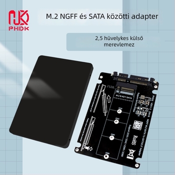 M.2 B-Key NGFF SATA SSD ház-adapter, ABS ház, OEM feldolgozás