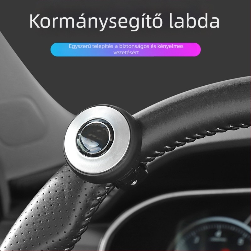 CHONGTENG kormánykerék erősítő golyó, univerzális, ABS szilikon-gél anyag, 34 g, nyomtatott logó