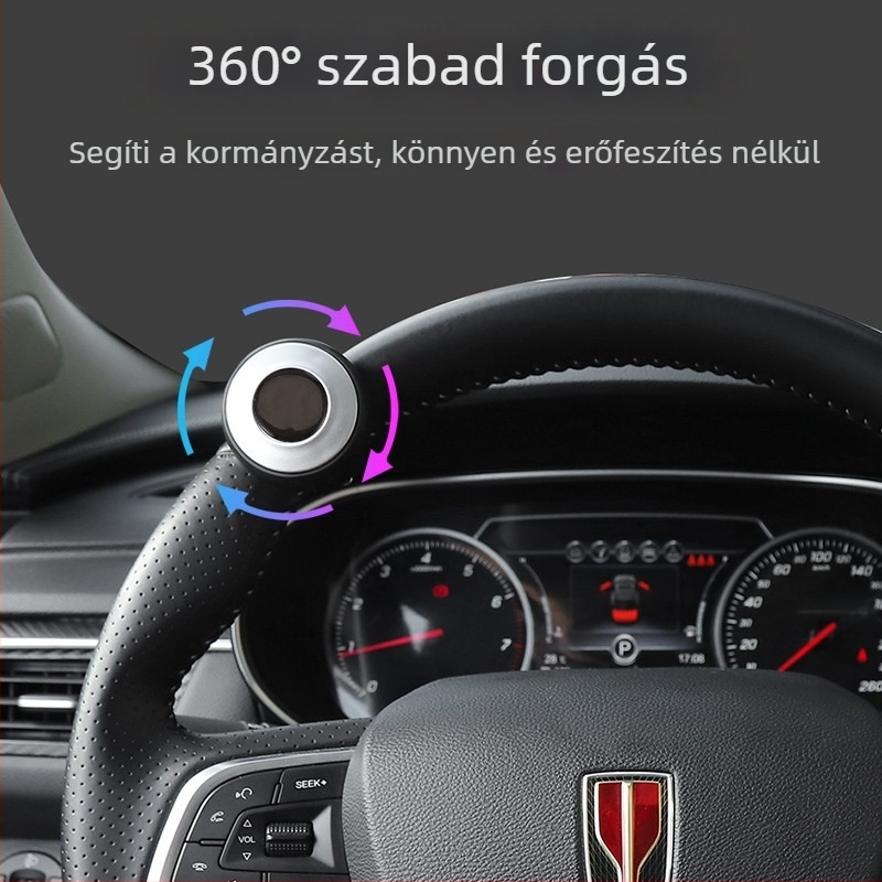 CHONGTENG kormánykerék erősítő golyó, univerzális, ABS szilikon-gél anyag, 34 g, nyomtatott logó