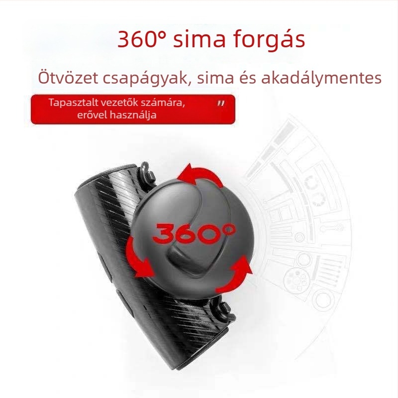 Kormánykerék segítő golyó, ABS + fémcsapágyak, univerzális modell, 80 g, testreszabható