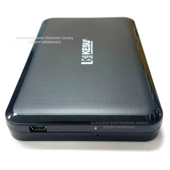Külső HDD tok USB 2.0-val push-pull fedéllel, ABS ház, 2–4TB támogatás, modell K-ESU-K103