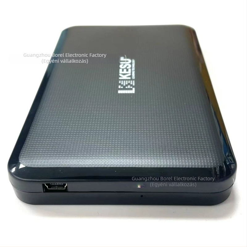 Külső HDD tok USB 2.0-val push-pull fedéllel, ABS ház, 2–4TB támogatás, modell K-ESU-K103