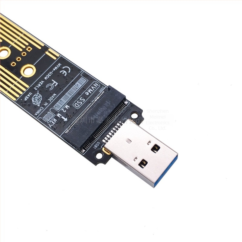 NVMe-USB 3.1 Type-A M2 ház JMS583 vezérlővel – 4 TB-ig támogatás, USB 3.1 Gen 2 10 Gbps, OEM feldolgozás
