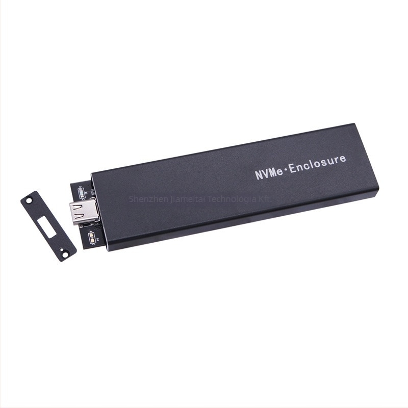 M.2 NVMe USB 3.1 Gen2/Type-C tok, ötvözet alumínium, kettős protokoll, OEM-kész