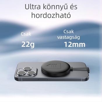 M.2 NVMe & NGFF mágneses USB-C SSD tokozás, 2 TB-ig, 10 Gbps, ABS