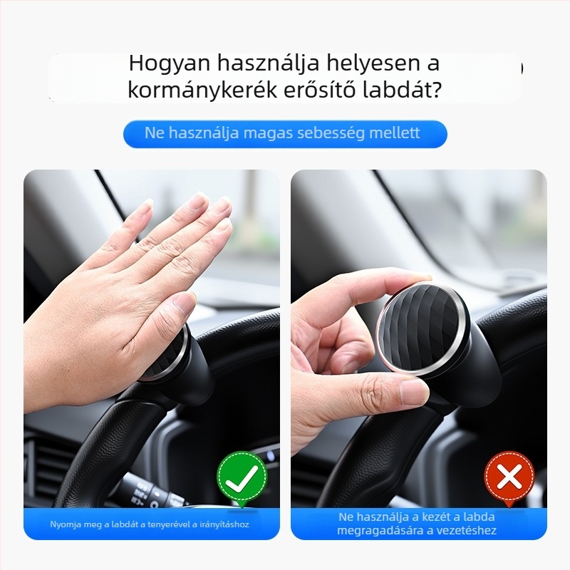 Kormánykerék támogató gömb – csapágyazott, egykezes irányítás, tehergépkocsikhoz