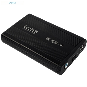 3,5 hüvelykes merevlemez-ház alumínium ötvözetből, USB 3.0, akár 3TB, átviteli sebesség 5 Gbps