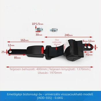 Targoncához ülésöv – univerzális biztonsági öv