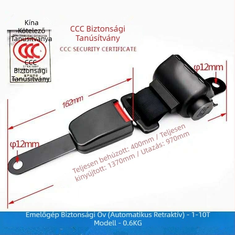 Targoncához ülésöv – univerzális biztonsági öv