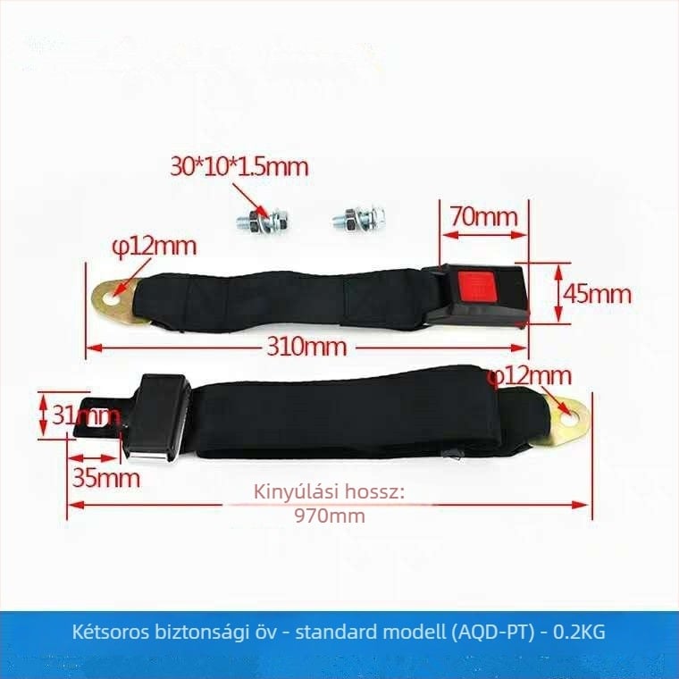 Targoncához ülésöv – univerzális biztonsági öv